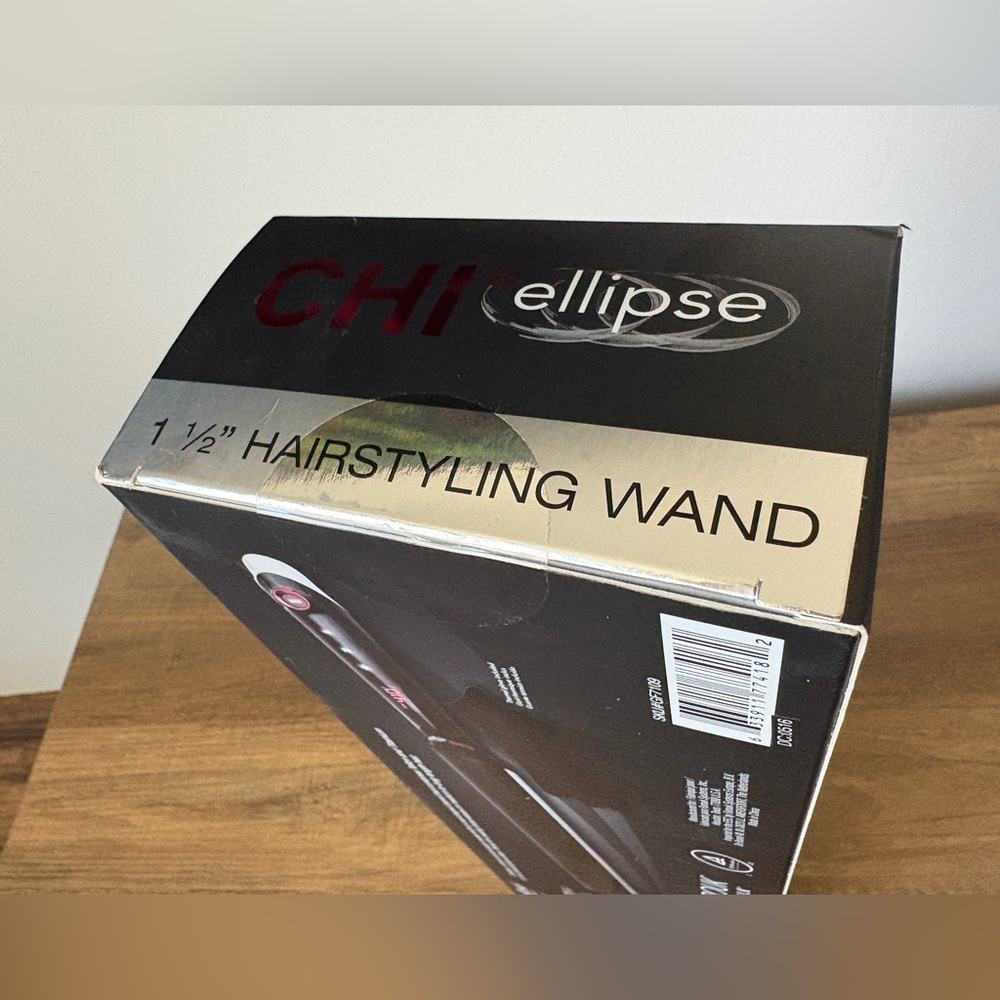 NEW IN BOX Chi Ellipse 1 1/2” Oval Barrel Hairstyling Wand - Picture 6 of 11